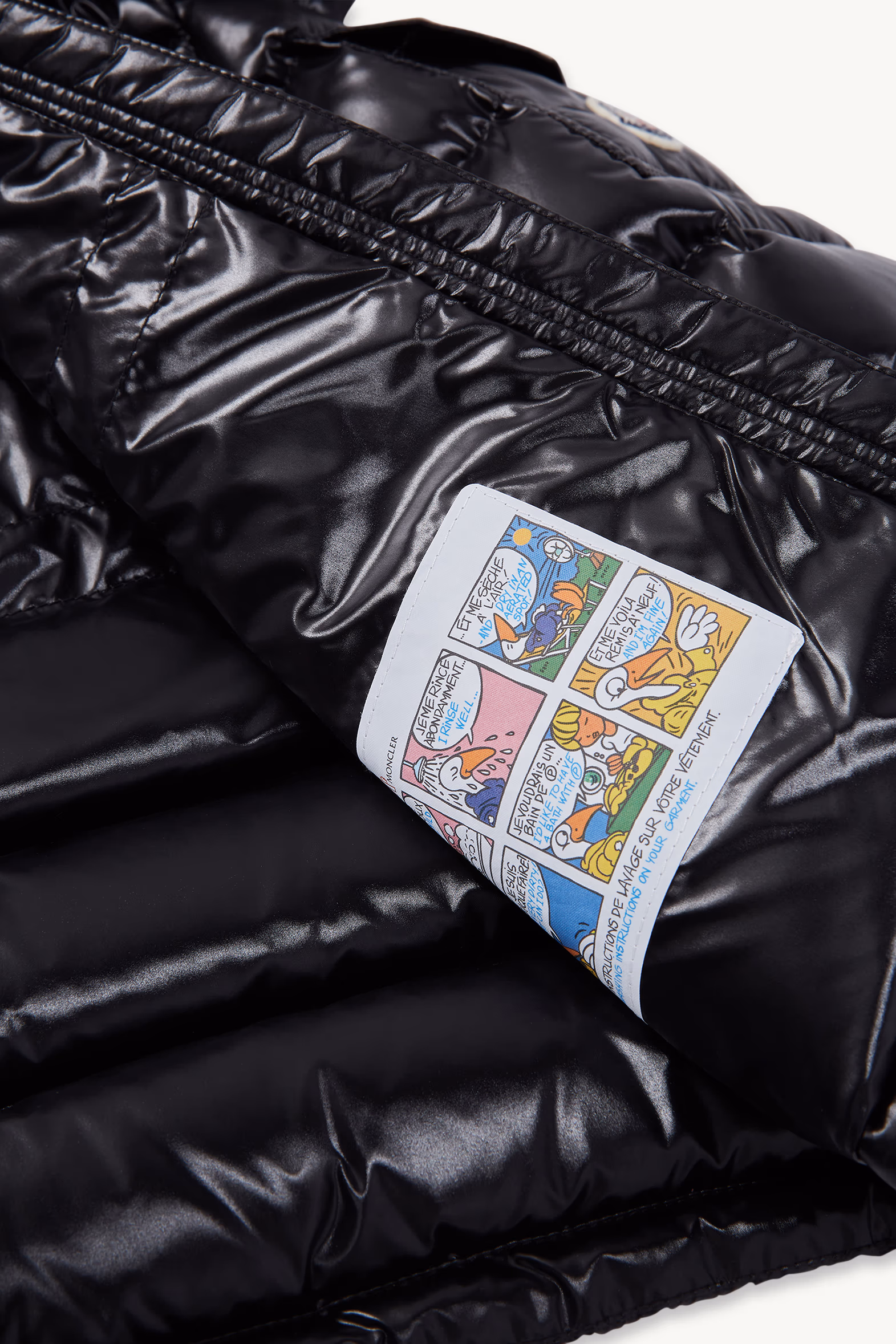 Plumífero con capucha Maire Niña Negro Moncler 6